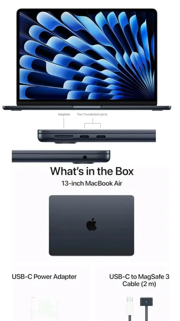 MacBook Air 13-inch (M3, 2024) with 512GB Storage